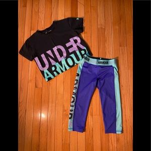 Girls Under Armour Set